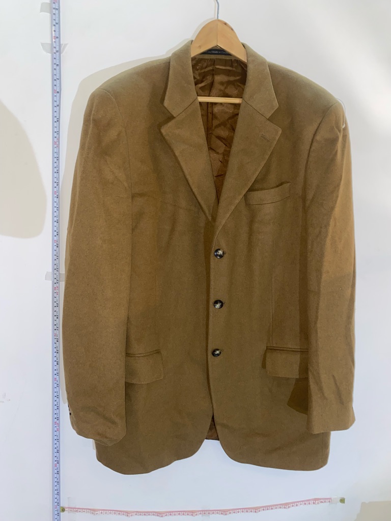 S. Cohen Prestige Classic Men's Brown Wool Blazer Rare Size L